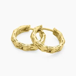 Outlet Histoire d'Or Créoles Janina Acier Jaune