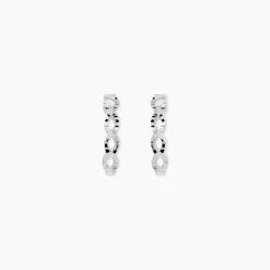 Discount Histoire d'Or Créoles Kezya Argent Blanc