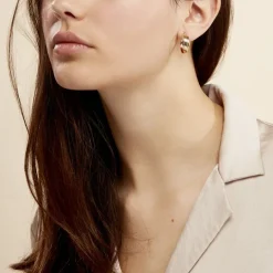 Histoire d'Or Créoles Kuma Plaqué Or Jaune* Boucles D'Oreilles|Boucles D'Oreilles Fantaisie