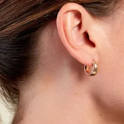 Histoire d'Or Créoles Kurtis Or Jaune* Boucles D'Oreilles|Boucles D'Oreilles Créoles