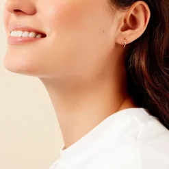 Histoire d'Or Créoles Lady Code Acier Jaune