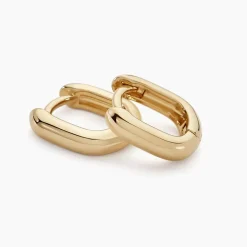 Histoire d'Or Créoles Liah Plaque Or Jaune