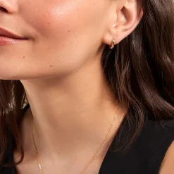 Histoire d'Or Créoles Liah Plaque Or Jaune