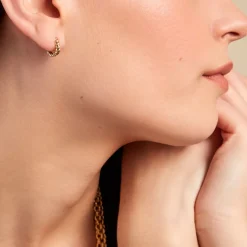 Sale Histoire d'Or Créoles Liah Plaque Or Jaune