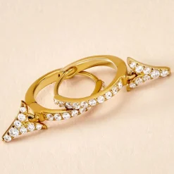 Histoire d'Or Créoles Ligeia Or Jaune Oxyde De Zirconium