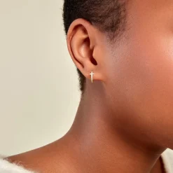 Best Histoire d'Or Créoles Like A Virgin De Zirconium or jaune oxyde