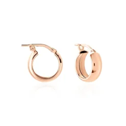 Histoire d'Or Créoles Lisa Argent Rose* Boucles D'Oreilles|Boucles D'Oreilles Fantaisie