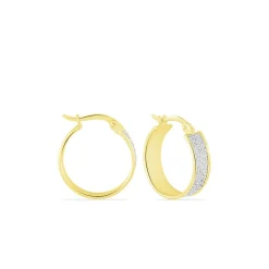 Histoire d'Or Créoles Lolly Or Bicolore* Boucles D'Oreilles|Boucles D'Oreilles Créoles