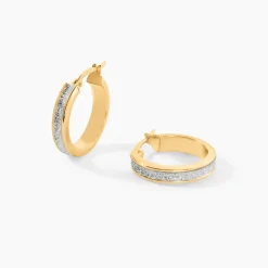 Histoire d'Or Créoles Lolly Or Jaune* Boucles D'Oreilles|Boucles D'Oreilles Créoles