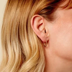 Histoire d'Or Créoles Lutgardis Or Jaune* Boucles D'Oreilles|Boucles D'Oreilles Créoles