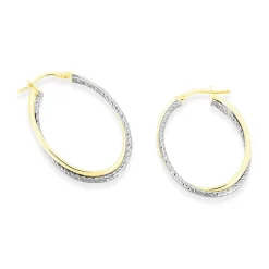 Discount Histoire d'Or Créoles Maelia Or Bicolore