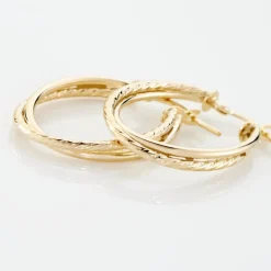 Outlet Histoire d'Or Créoles Maelia Or Jaune