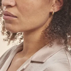 Histoire d'Or Créoles Mara Or Jaune* Boucles D'Oreilles|Boucles D'Oreilles Créoles