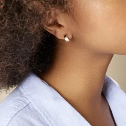 Histoire d'Or Créoles Michaelina Or Jaune* Boucles D'Oreilles|Boucles D'Oreilles Créoles