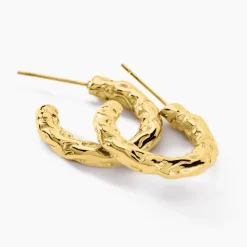 Best Histoire d'Or Créoles Mona Acier Jaune