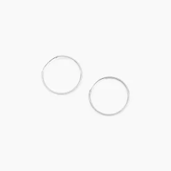 Histoire d'Or Créoles Muses Flexibles Or Blanc* Boucles D'Oreilles|Boucles D'Oreilles Créoles