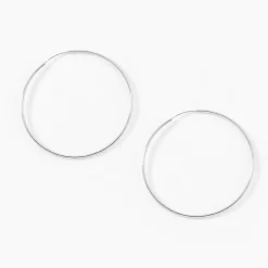 Histoire d'Or Créoles Muses Flexibles Or Blanc* Boucles D'Oreilles|Boucles D'Oreilles Créoles