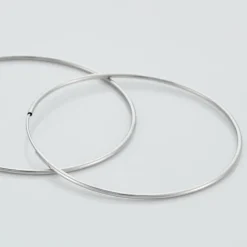 Histoire d'Or Créoles Muses Flexibles Or Blanc* Boucles D'Oreilles|Boucles D'Oreilles Créoles