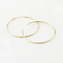 Histoire d'Or Créoles Muses Or Jaune* Boucles D'Oreilles|Boucles D'Oreilles Créoles