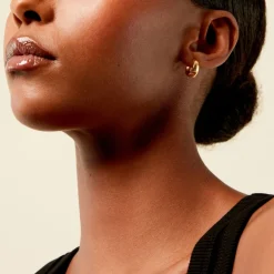 Histoire d'Or Créoles Nyssa Plaqué Or Jaune