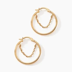 Histoire d'Or Créoles Omnia Plaqué Or Doré* Boucles D'Oreilles|Boucles D'Oreilles Fantaisie