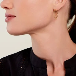 Histoire d'Or Créoles Omnia Plaqué Or Doré* Boucles D'Oreilles|Boucles D'Oreilles Fantaisie