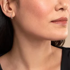 Histoire d'Or Créoles Or Jaune Araminta Diamant* Boucles D'Oreilles|Boucles D'Oreilles Créoles