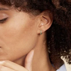 New Histoire d'Or Créoles Or Jaune Killian Emeraudes or jaune emeraude