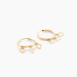 Histoire d'Or Créoles Orinthia Or Jaune* Boucles D'Oreilles|Boucles D'Oreilles Créoles