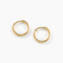 Histoire d'Or Créoles Plaqué Or Eva* Boucles D'Oreilles|Boucles D'Oreilles Fantaisie