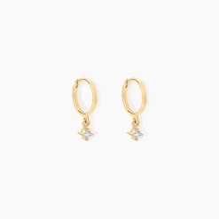 Outlet Histoire d'Or Créoles Racquel Or Jaune Diamant