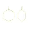 Histoire d'Or Créoles Roseane Hexagone Or Jaune* Boucles D'Oreilles|Boucles D'Oreilles Créoles
