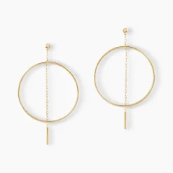 Histoire d'Or Créoles Roxana Cercles Ajourés Or Jaune* Boucles D'Oreilles|Boucles D'Oreilles Créoles