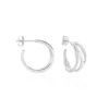 Histoire d'Or Créoles Shae Argent Blanc* Boucles D'Oreilles|Boucles D'Oreilles Créoles