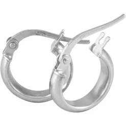 Histoire d'Or Créoles Shalana Or Blanc* Boucles D'Oreilles|Boucles D'Oreilles Créoles