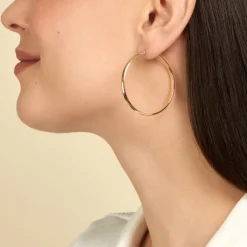 Histoire d'Or Créoles Shalana Or Jaune* Boucles D'Oreilles|Boucles D'Oreilles Créoles