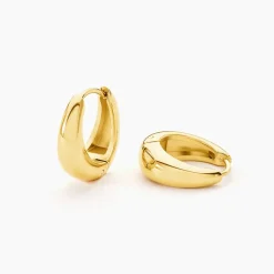 Histoire d'Or Créoles Skadi Acier Jaune* Boucles D'Oreilles|Boucles D'Oreilles Fantaisie