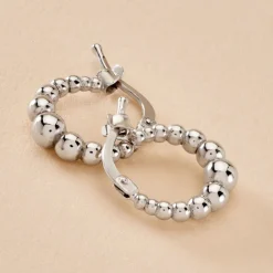 Histoire d'Or Créoles Sofia Argent Blanc* Boucles D'Oreilles|Boucles D'Oreilles Fantaisie