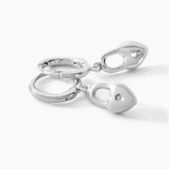 Histoire d'Or Créoles Spellia Argent Blanc