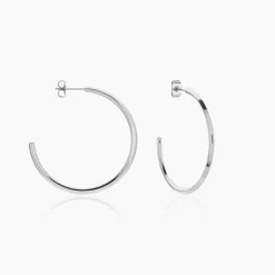 Discount Histoire d'Or Créoles Tahaa Acier Blanc