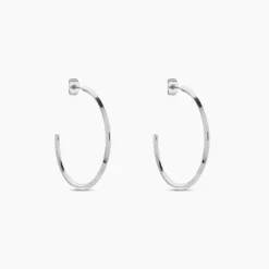 Discount Histoire d'Or Créoles Tahaa Acier Blanc