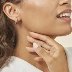 Hot Histoire d'Or Créoles Tanya Or Tricolore