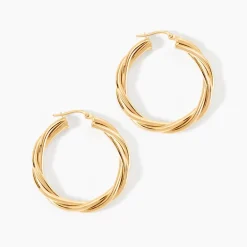 Histoire d'Or Créoles Tegan Or Jaune* Boucles D'Oreilles|Boucles D'Oreilles Créoles