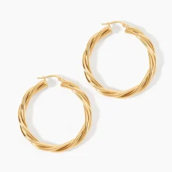 Discount Histoire d'Or Créoles Tegan Or Jaune