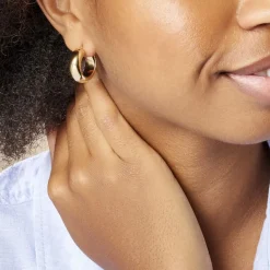 Histoire d'Or Créoles Telly Or Jaune* Boucles D'Oreilles|Boucles D'Oreilles Créoles