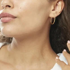 Histoire d'Or Créoles Telya Or Jaune* Boucles D'Oreilles|Boucles D'Oreilles Créoles