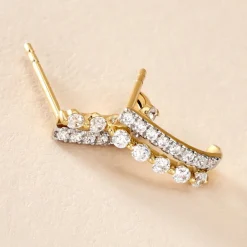 Sale Histoire d'Or Créoles The Crown De Zirconium or jaune oxyde