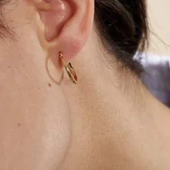 Histoire d'Or Créoles Thyrza Or Jaune* Boucles D'Oreilles|Boucles D'Oreilles Créoles