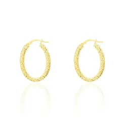 Histoire d'Or Créoles Udara Or Jaune* Boucles D'Oreilles|Boucles D'Oreilles Créoles
