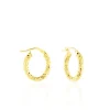 Histoire d'Or Créoles Udara Or Jaune* Boucles D'Oreilles|Boucles D'Oreilles Créoles